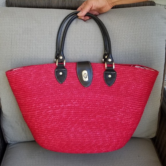 Straw Handbag - Picture 2 of 3